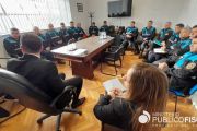 Reunión entre el Fiscal Jefe, el Ministro de Seguridad y Jefes policiales