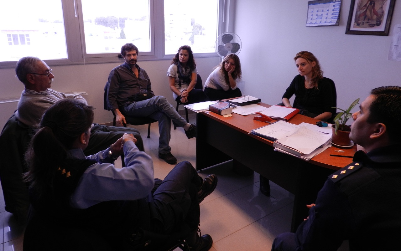 Equipo: Fiscales, peritos, forenses y policias trabajan en el caso