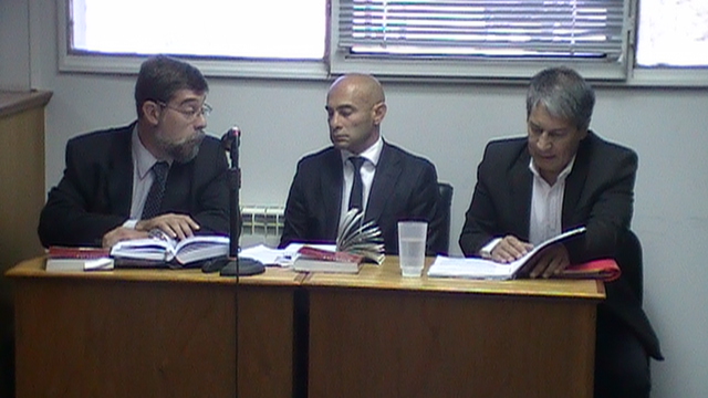 La presencia del doctor Luis Didolich durante la audiencia