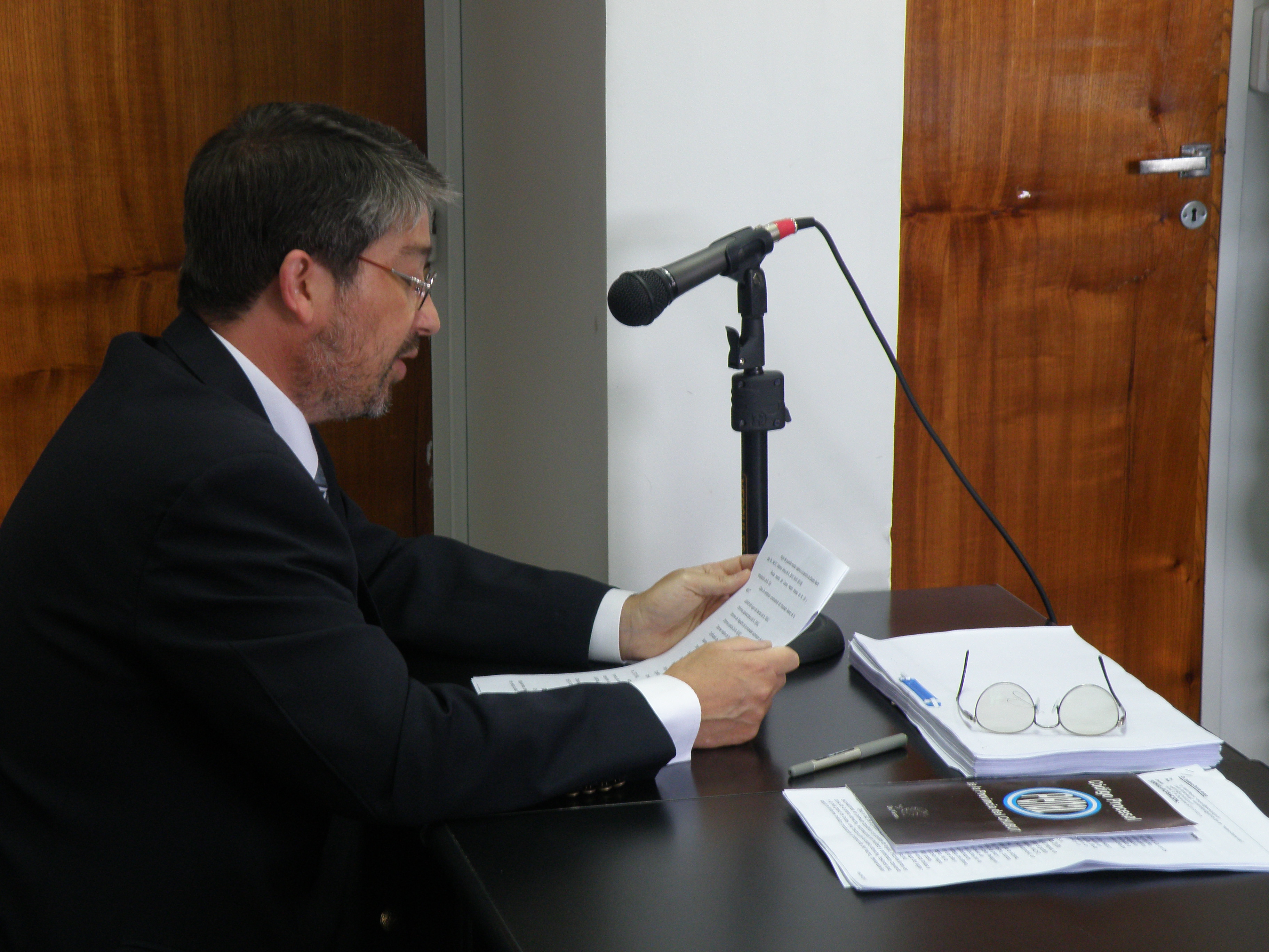 Funcionario de Fiscalía Gustavo García Antón
