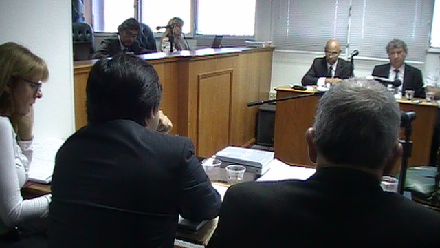 Vista parcial del Juicio Oral y Público