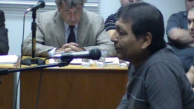Miguel Aballay, padre de Sergio y Denis, querellantes por apremios ilegales