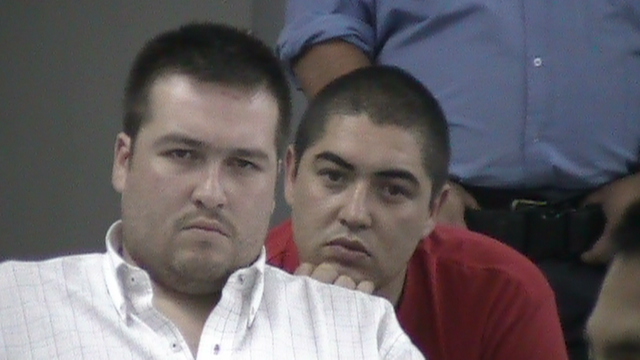  Los acusados Martín Solís y Jorge Abraham