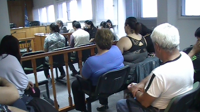 Aspecto general de la sala de audiencias