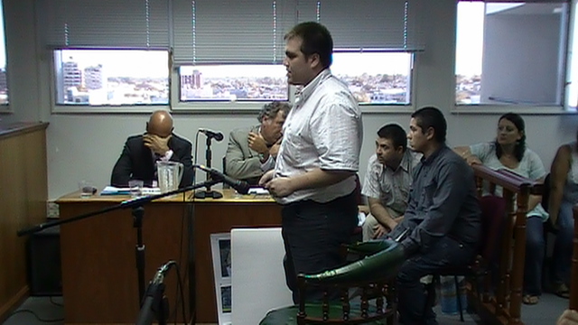 La declaración de otro de los acusados, Martín Solís