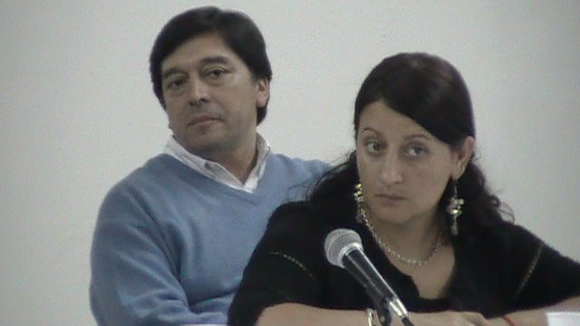 El acusado Carlos Omar Sandoval, ex jefe de comisaría cuarta