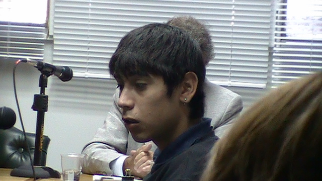Testigo deponiendo ante las partes