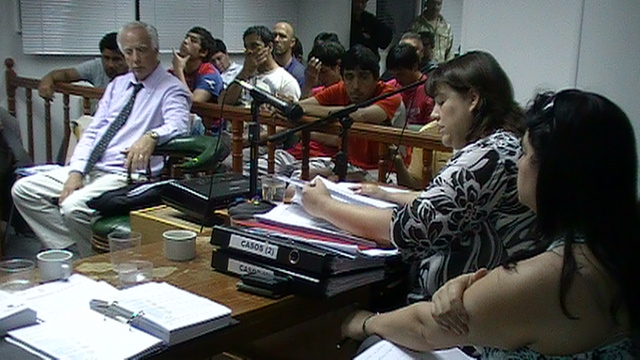Imágen de una de las audiencias, que se repetirá durante el juicio oral