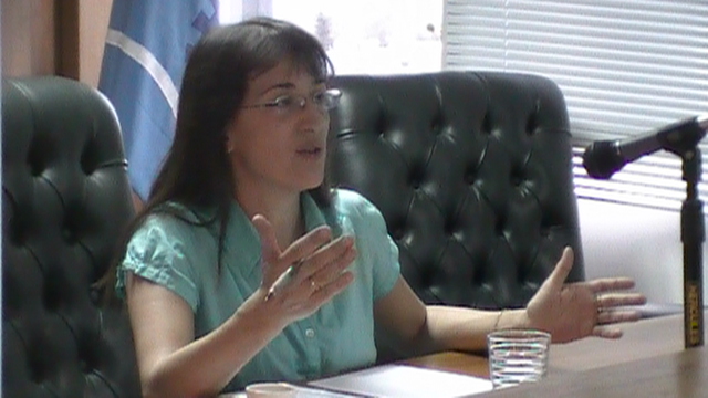 La presidenta del tribunal de enjuiciamiento Ivana Gonzalez