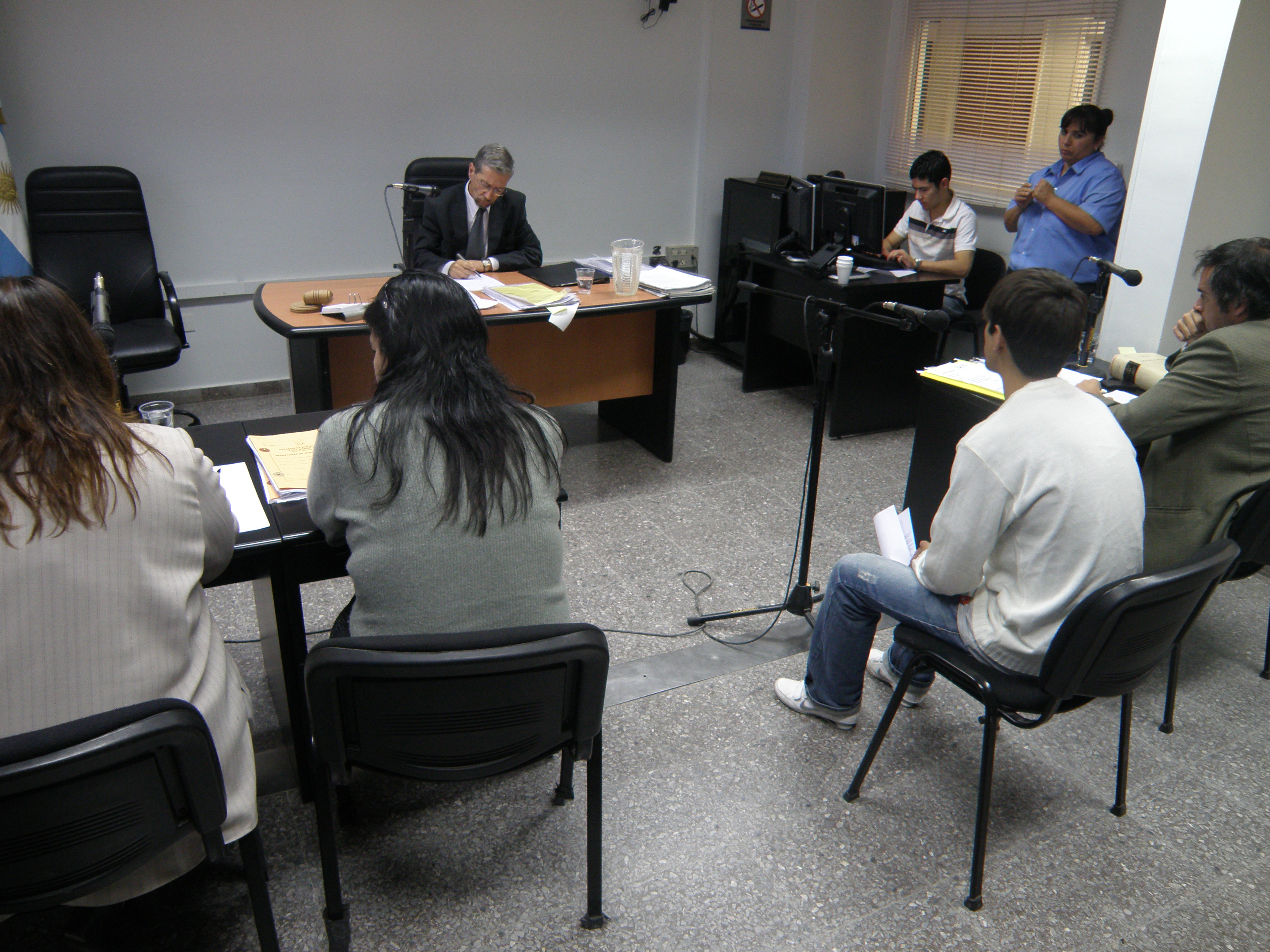 Aspecto de la audiencia de control