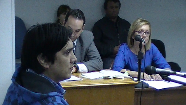 El acusado Darío Guzmán
