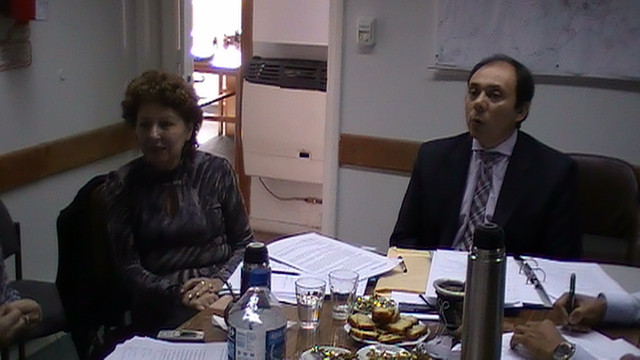 El procurador adjunto Emilio Porras y la coordinadora provincial del Savd Silvia Elias