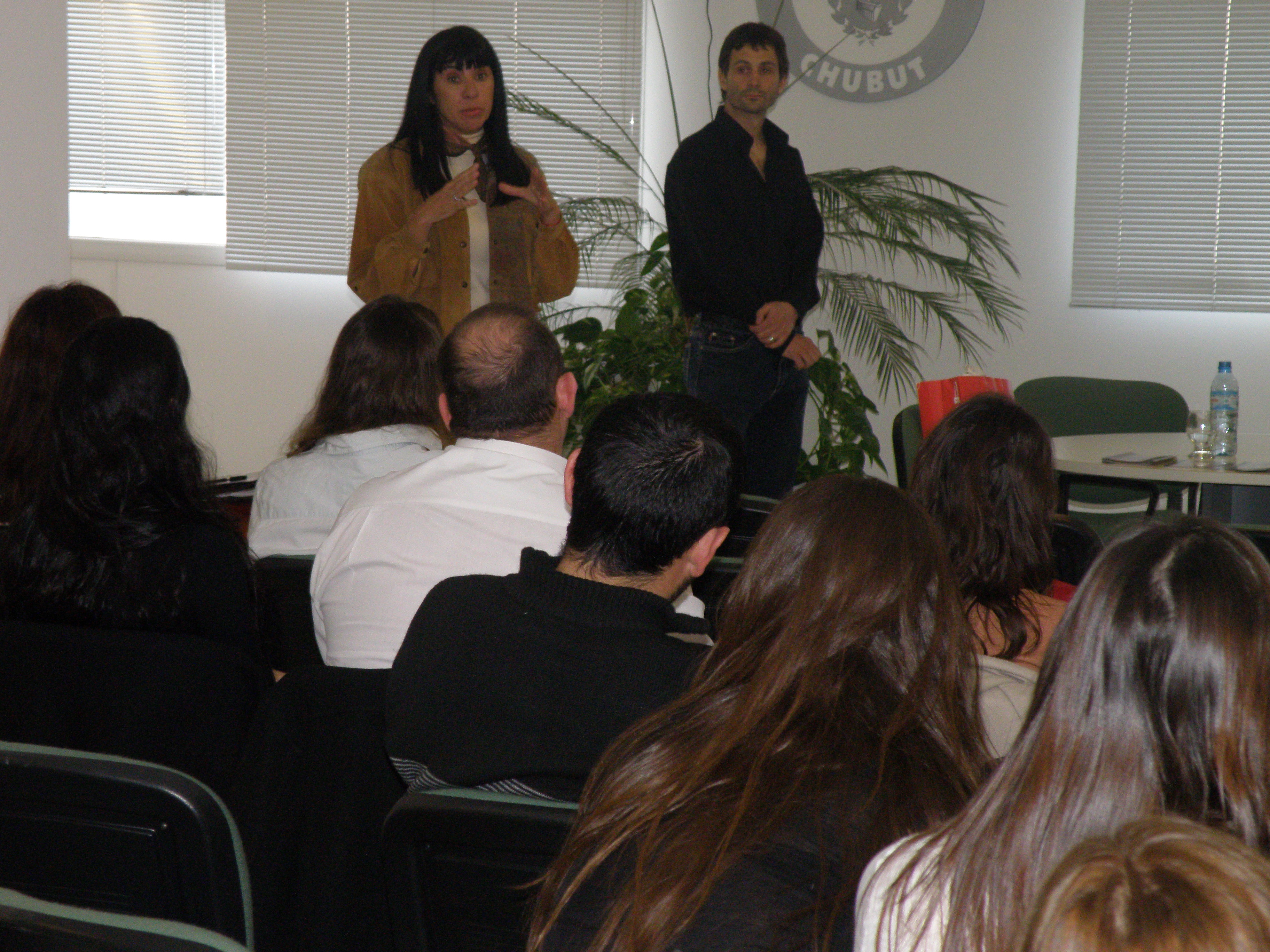 Aspecto de la capacitación en Trelew