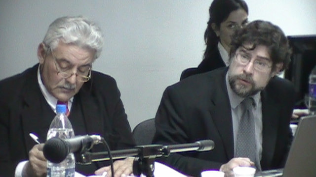 Querellantes Eduardo Díaz y Javier Romero