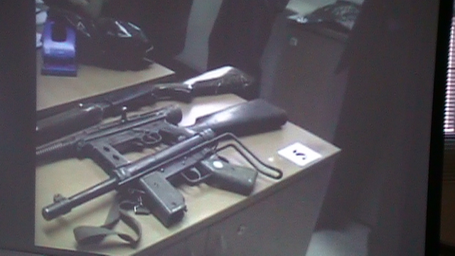 Armas reconocidas en pantalla