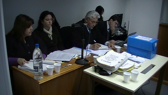 La parte acusadora y la voluminosa prueba documental