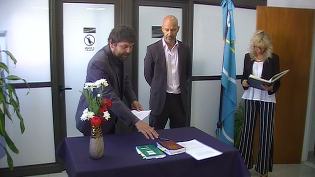 Momento en que presta juramento