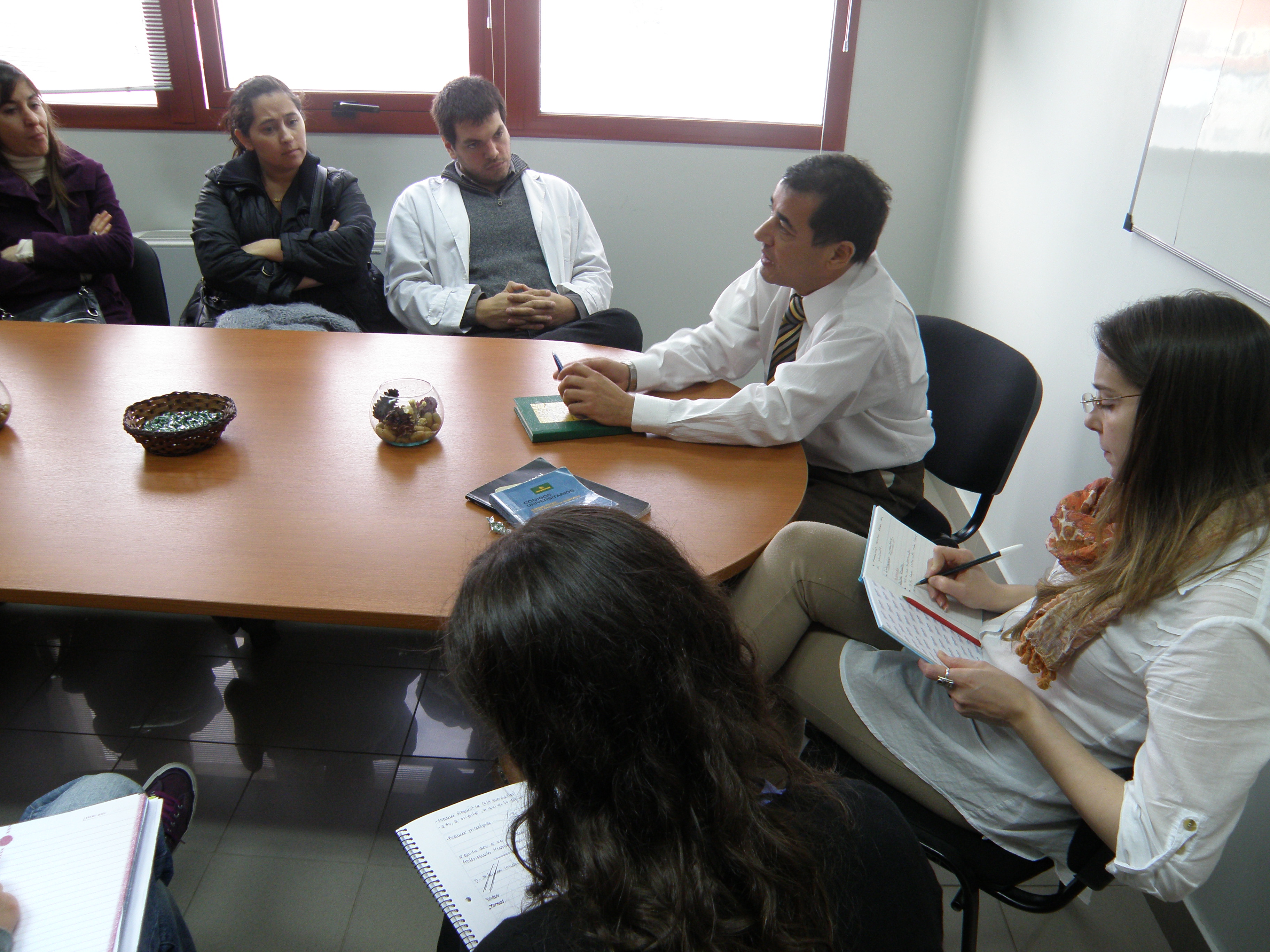 Reunión de fiscalía con area salud  mental del Hospital