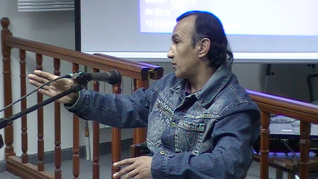 El acusado Ruiz declarando
