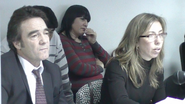Los Fiscales Generales Arnaldo Maza y María Tolomei