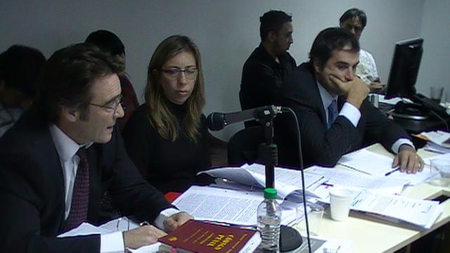 Los acusadores, Fiscales Generales Tolomei y Maza y querellante Rey